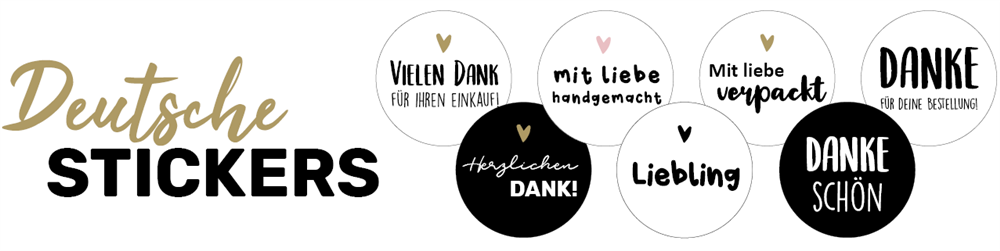 Deutsch sticker, aufkleber